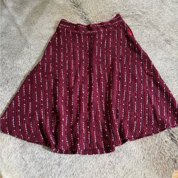 Anthropologie // Maeve Anisa Textured Midi Skirt - Picture 1 of 4